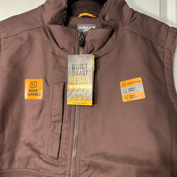 Ariat Brown Women's Vest - Picture 2 of 9